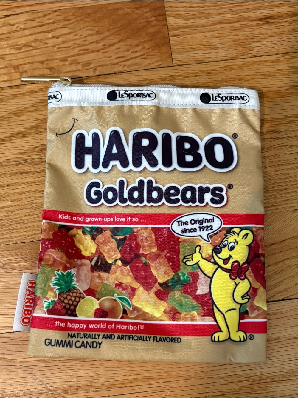 LeSportSac x Haribo goldbears gummy bears zip storage pouch - Picture 5 of 7